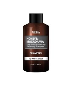 Шампунь відновлюючий "Білий мускус" Kundal Honey & Macadamia Nature Shampoo White Musk 100ml