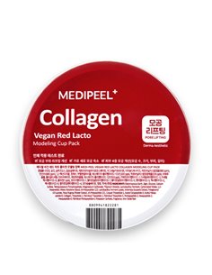 Маска моделююча з лактобактеріями для обличчя MEDI-PEEL VEGAN Red Lacto Collagen Modeling Cup Pack, 28 г